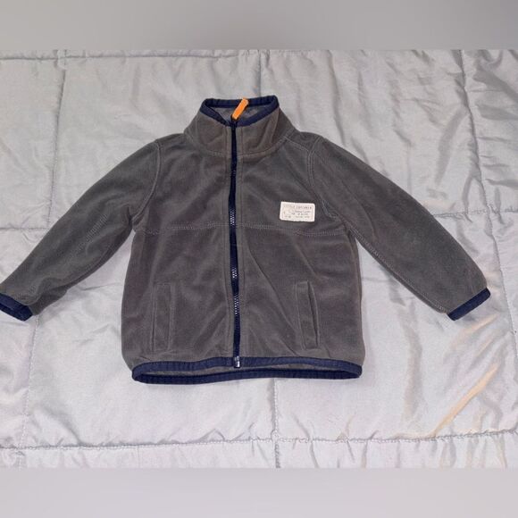 9m carters fleece little explorers zip up sweatshirt - Picture 1 of 3